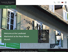 Tablet Screenshot of landhotel-martinshof.com